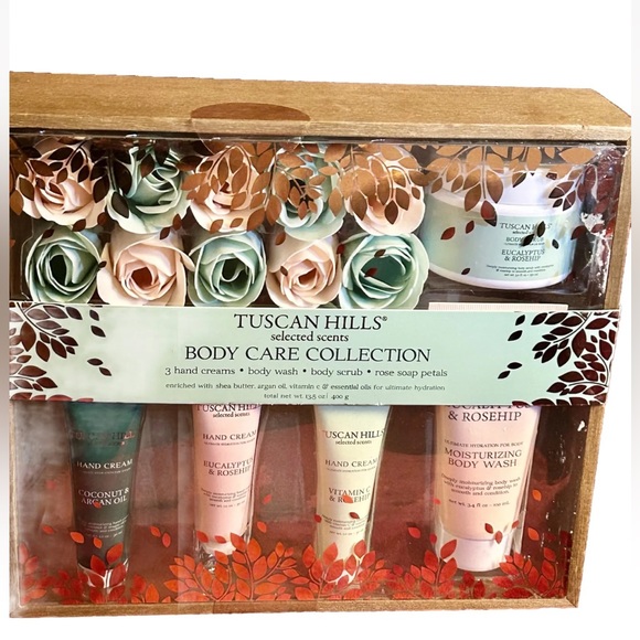 Tuscan Hills Body Care Collection. Bloom & Field Apothecary Jar set. - Picture 3 of 3